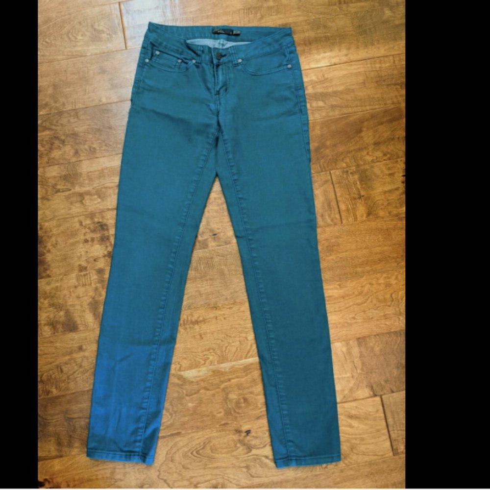 Prana Green Pants Womens Size 0 Kara Skinny Jeans